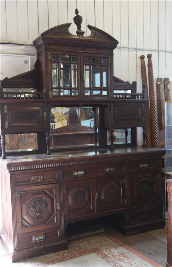 Huge Edwardian OAK sideboard